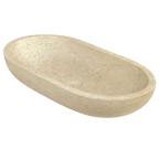 Lavabo Ovale Beige - 35cm x 70CM x 15cm height