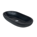 Ovale Basalto Nero - 35cm x 70CM x 15cm height