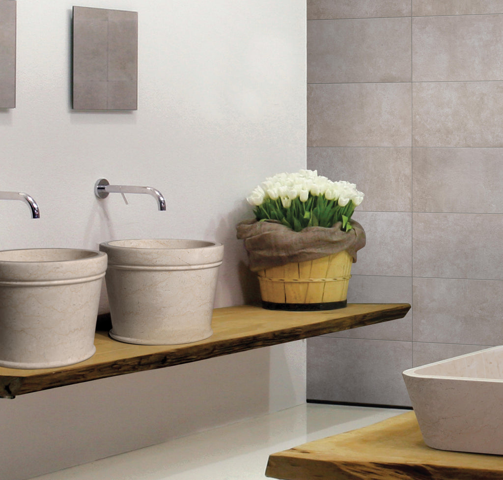 Lavabo Secchio Cream - ∅40cm x 30cm height